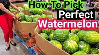 How to pick a watermelon at grocery store | Perfect Watermelon picking