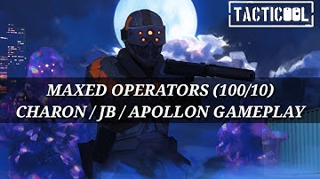 Tacticool: EPIC GAMES - MAXED OPERATORS (100/10) CHARON, JB, APOLLON GAMEPLAY