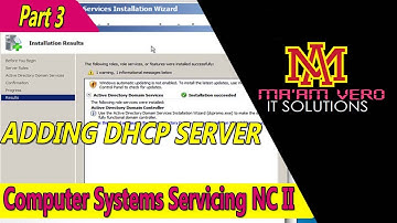 Part 3: Adding DHCP Server