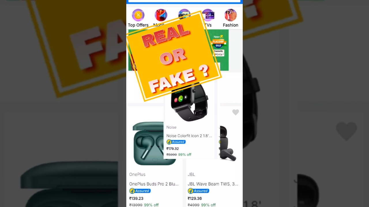 99% off deal "REAL OR FAKE" 