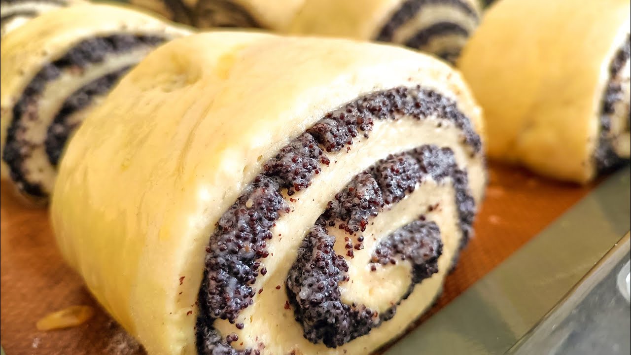 Невероятно легко приготовить. Сладкие булочки с маком