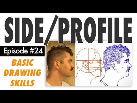 Draw Profiles (the Side of a Face) – Free Basic Drawing Class #24 (live stream + Q&A)