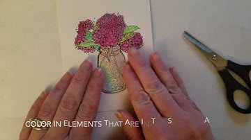 Unity Quick Tip: Paper Piecing with Shimmery Paper