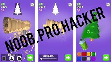NOOB vs PRO vs HACKER.  WOOD TURNING (Voodoo)