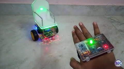 wireless hand gesture controlled robot || smart wheel chair with fall detection alarm using Arduino