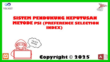 SOURCE CODE SISTEM PENDUKUNG KEPUTUSAN  METODE PSI VB NET MYSQL