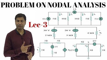 D2.03 Problems on Nodal Analysis | DC circuits | Basic Electrical || By Mritunjay Sir