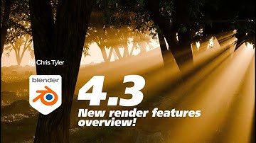 Blender 4.3 is out! Awesome new render features overview.