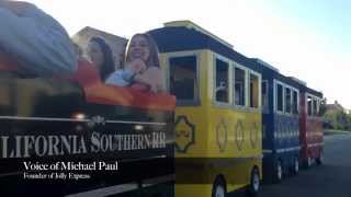 Jolly Express Trackless Train California Train Rental Los Angeles Trackless Train San Diego