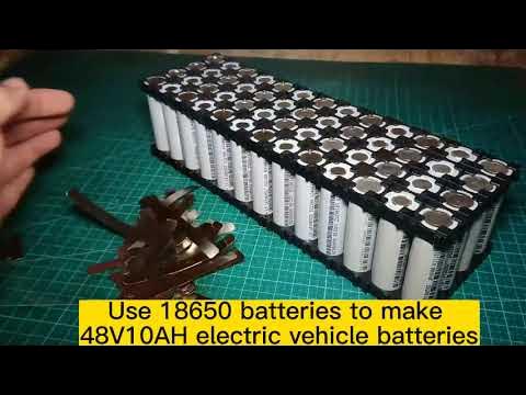 DIY Battery: from bare cells to spot welded 48v 21Ah pack (time lapse) •  Electric Bike LG MJ1 18650 