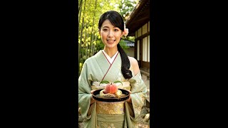 Fukushima peach | Kimono Beauty Introduces a Japanese Specialty from Fukushima #Shorts