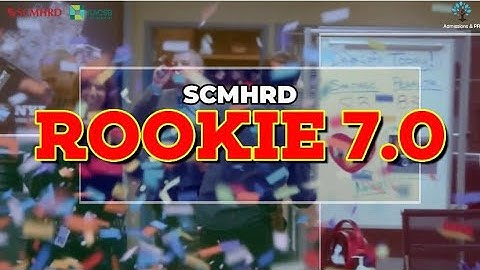 SCMHRD ROOKIE 7.0 Launch Video