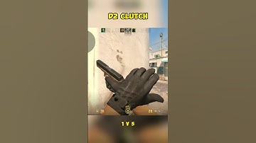 DUST 2 CLUTCH 1 v 5 #youtubeshorts a #csgo #cs2clips #counterstrike #csgogaming #gaming #cs2