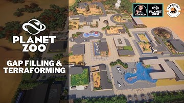 Planet Zoo Gap Filling & Terraforming A Zoo. | Newtropic Zoo ep 18 |