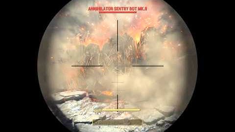 Fallout 4 Glitched Sentry Bot