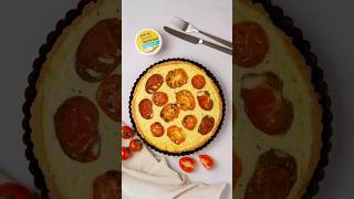 Овощной тарт с вялеными томатами и сыром #рецепты #тарт #творожныйсыр #pretto