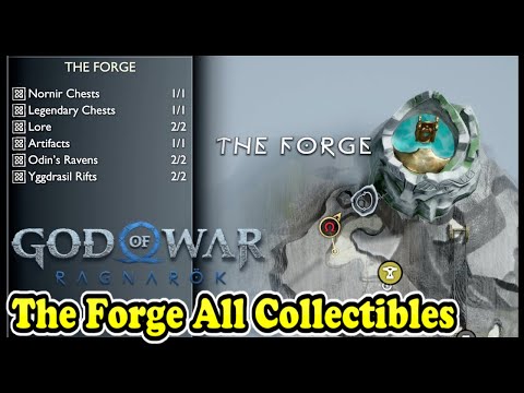 God of War Ragnarok Midgard artifacts, collectibles and Odin's