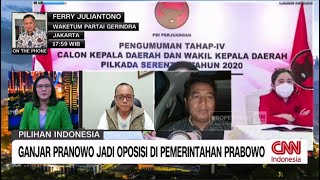 Ganjar Jadi Oposisi di Pemerintahan Prabowo-Gibran
