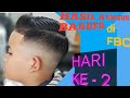 BELAJAR POTONG RAMBUT MIDDLE FADE BERSAMA PESERTA KURSUS BARBERSHOP FBC YANG BARU KURSUS 2 HARI