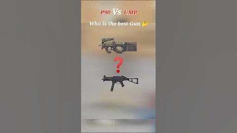 P90 VS UMP DAMEGE COMPARISON Who is the best Gun 🤔 #shorts #pubgmobile #gaming