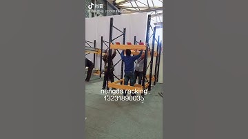 push in rack / racking installation /pallet racking