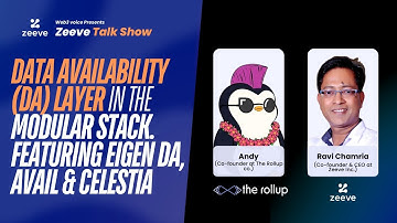 DA in the Modular Stack. Featuring Eigen DA, Avail & Celestia-Part 03-The Rollup Co x Zeeve