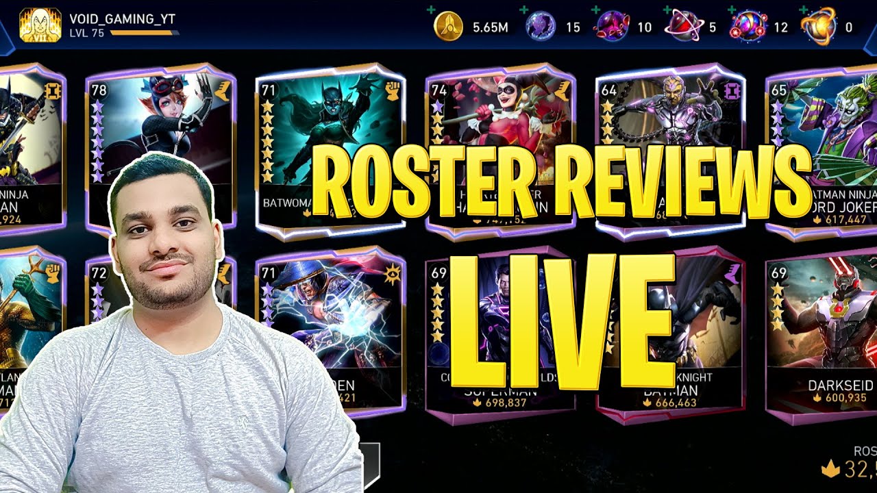 Roster Reviews Live | Injustice 2 Mobile - YouTube