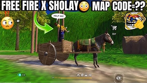 Free fire new sholay craftland map code😳// free fire X sholay code😱