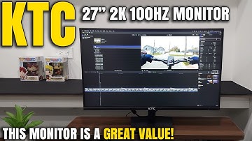 This Monitor Is MUCH BETTER Than I Expected! | KTC 27” 2K 100hz Monitor Review (H27T27)