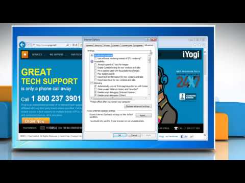How to disable script error notification in Internet Explorer® 10 Preview on Windows® 7 PC