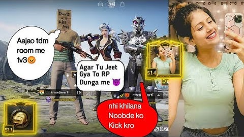 Random 3 players call me Noob / challenge for 1vs 3 TDM room (part - 35)