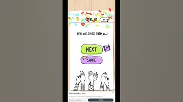 Braintest 195 level puzzle solved whome to save