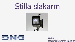 Stilla slakarm í DNG færavindu