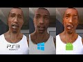 Las Diferencias entre GTA San Andreas de PS2 - Xbox - Android - PC - PS3 - PS4 !