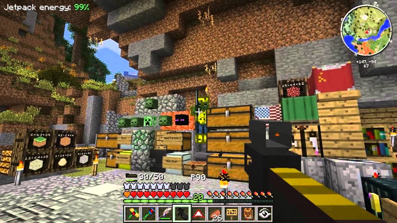 Minecraft CrackPack #10: Hungry Node Rescue games people play