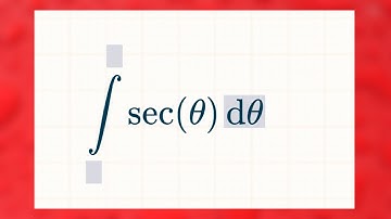 Integral of Sec(theta)