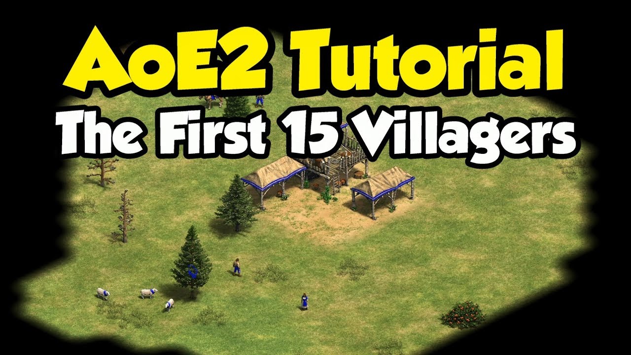 Beginner guide to the first 15 villagers [AoE2]