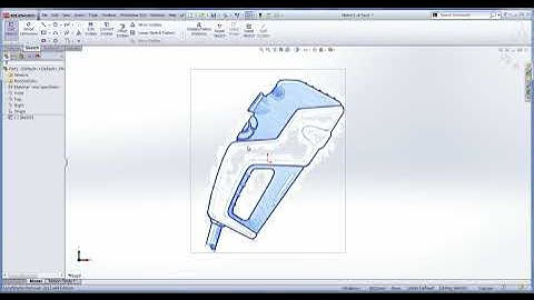 Importing hand drawn sketch pictures into SolidWorks parts