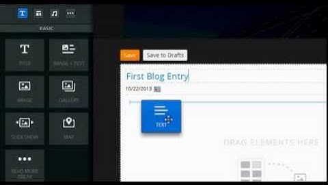 Setting Up Your Weebly Blog Site