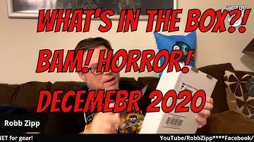 🔴 Bam! Horror! December 2020 - Live unboxing on Christmas Eve 2020