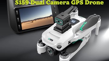 S159 Dual Camera GPS Drone – Brushless Motors, Obstacle Avoidance, Screen Display & 2KM Range