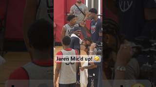 “I’m Mic’d Don’t Say Anything Crazy!”- BTS with Jaren Jackson Jr. at The #USABMNT practice!| #Shorts