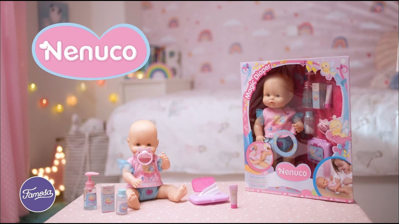 Bebé Nenuco Pañal Mágico - Juguetes Vulcanita - Caffaro Hermanos