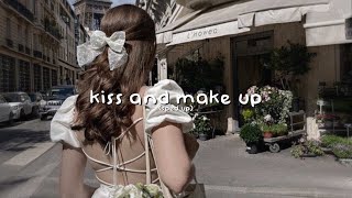 dua lipa feat. blackpink - kiss and make up (sped up)