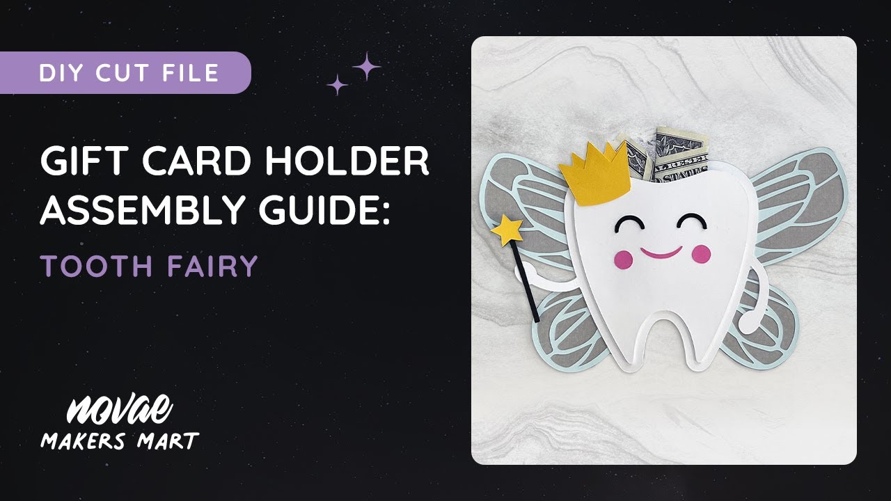 DIY Tooth Fairy Pouch | Paper Tooth Fairy Holder Template - YouTube