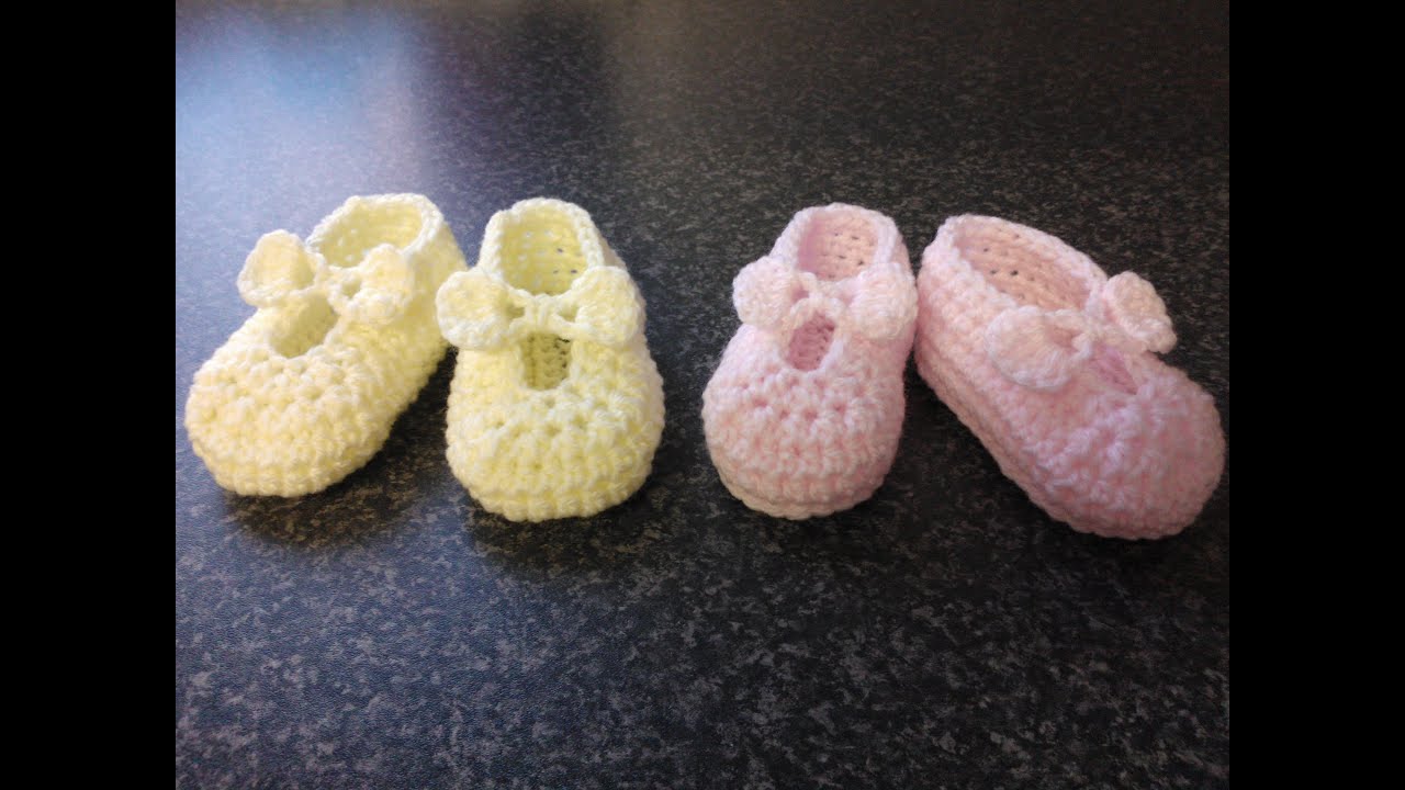 crochet mary jane slippers for toddlers