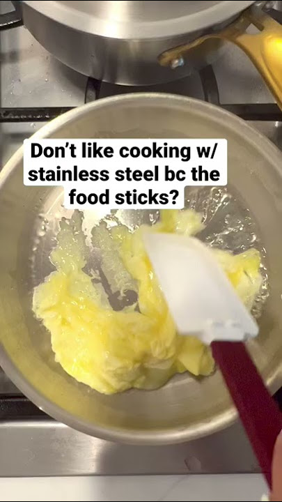 Food sticks to your stainless steel? try this!!!