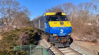 Edited Copy of Long Island Rail Road Trains 8730 and 8704 at Speonk Sunday February 17, 2019.