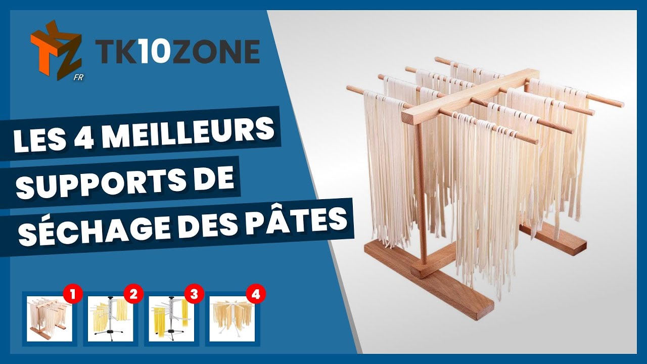 Support à Pâtes Pliable En Hêtre - Séchage Pratique Et Gain De Place