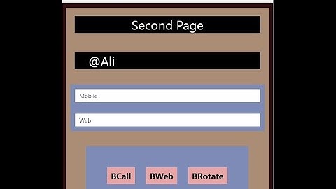18- تصميم تطبيق متكامل من ثلاث شاشات باستخدام Xamarin.Forms مع البرمجة